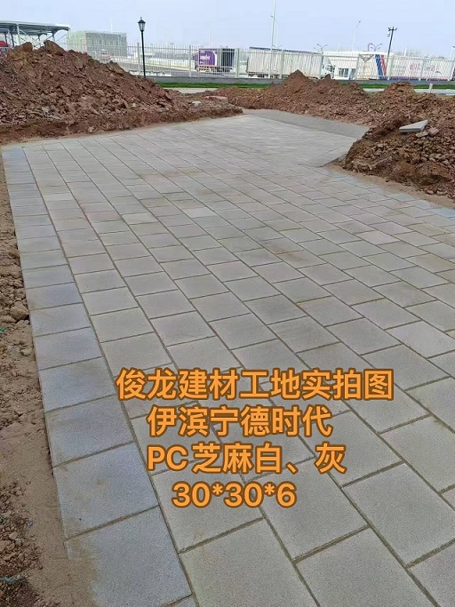 洛陽(yáng)伊濱寧德時(shí)代 PC芝麻白、灰 30*30*6